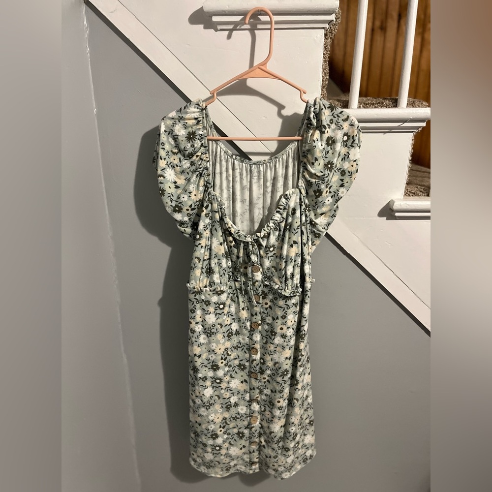 No Boundaries Light Floral Dress
